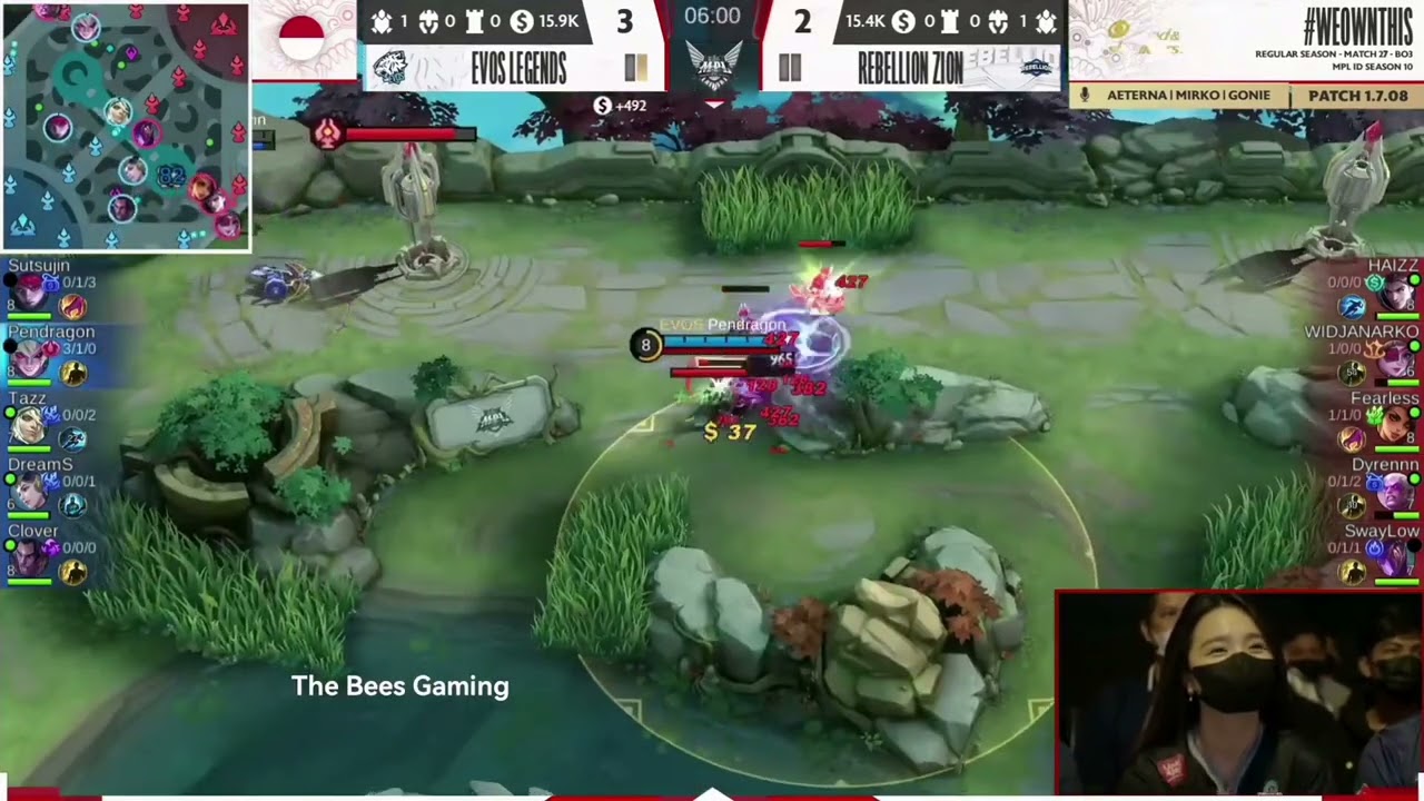 REBELLION ZION vs EVOS LEGENDS Game 2 | MPL ID S10 | Week 4 Day 3