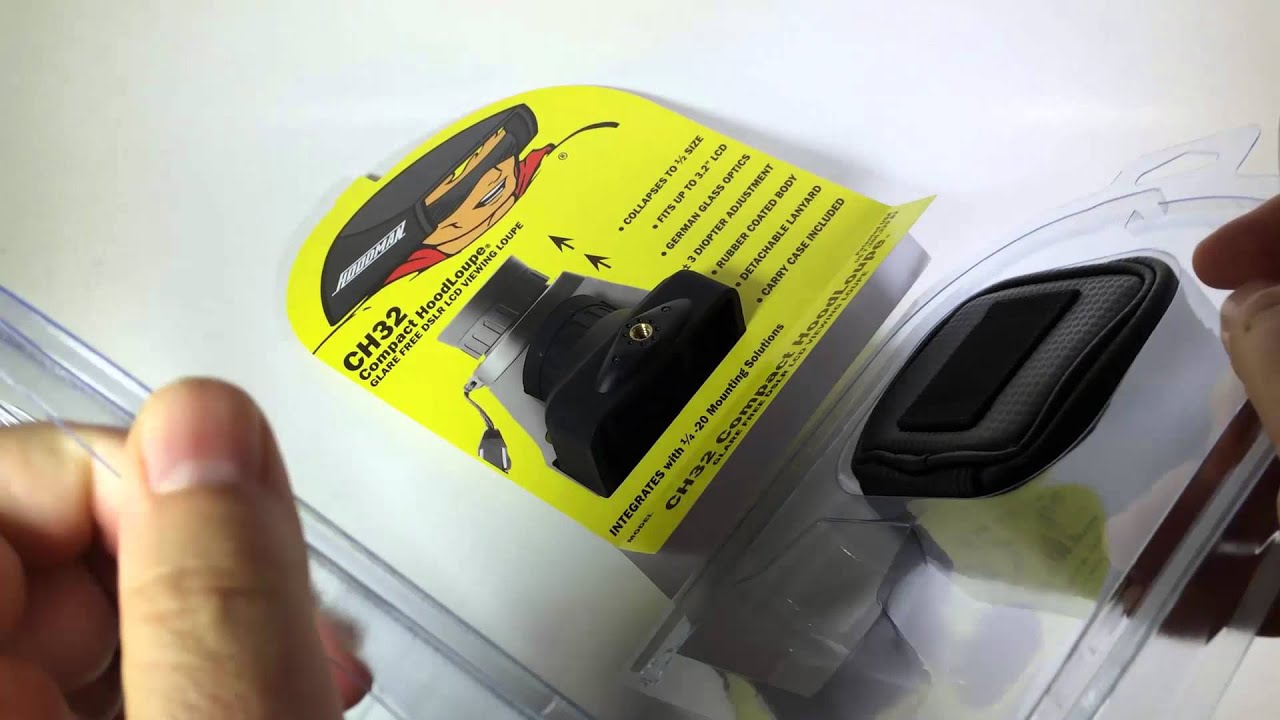 Hoodman Ch32 Compact Hoodloupe Review Youtube