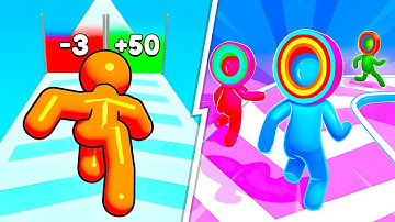 Tall Man Run vs Layer Man 3D 💥⚡ Satisfying Levels Gameplay Walkthrough Android iOS JN8R