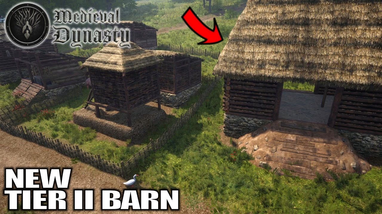 New Farm Area With Tier II Barn | Medieval Dynasty Gameplay | E37 