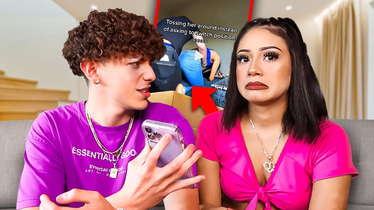 REACTING TO HER OLD *CRINGY* TIK TOKS...
