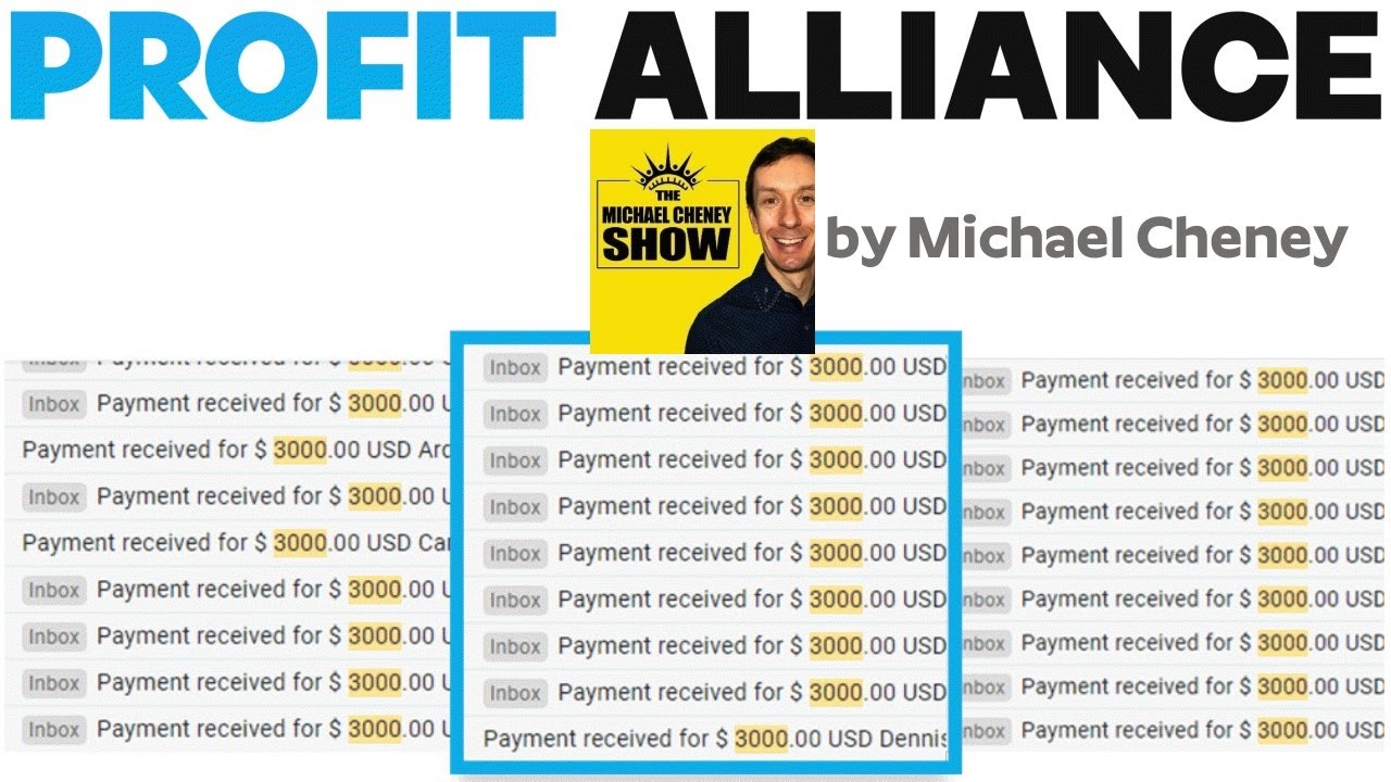 Profit Alliance Review Bonus - Michael Cheney's $8620.68 Per Day Secret