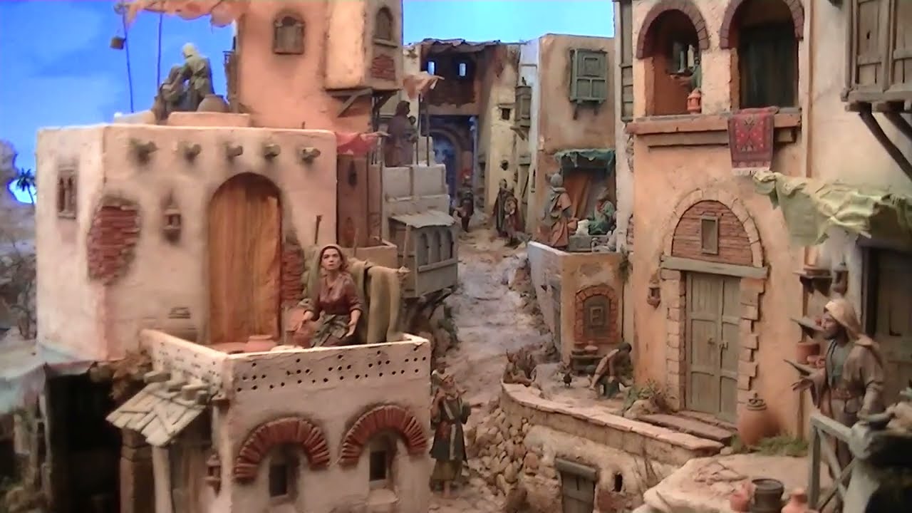 Belén de Hoyo de Manzanares 2022-2023, realizado por la Asociación de Belenistas de Hoyo