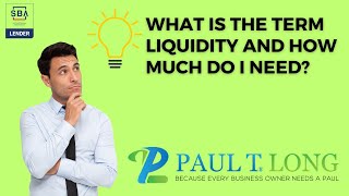 What is the term liquidity and how much do I need?