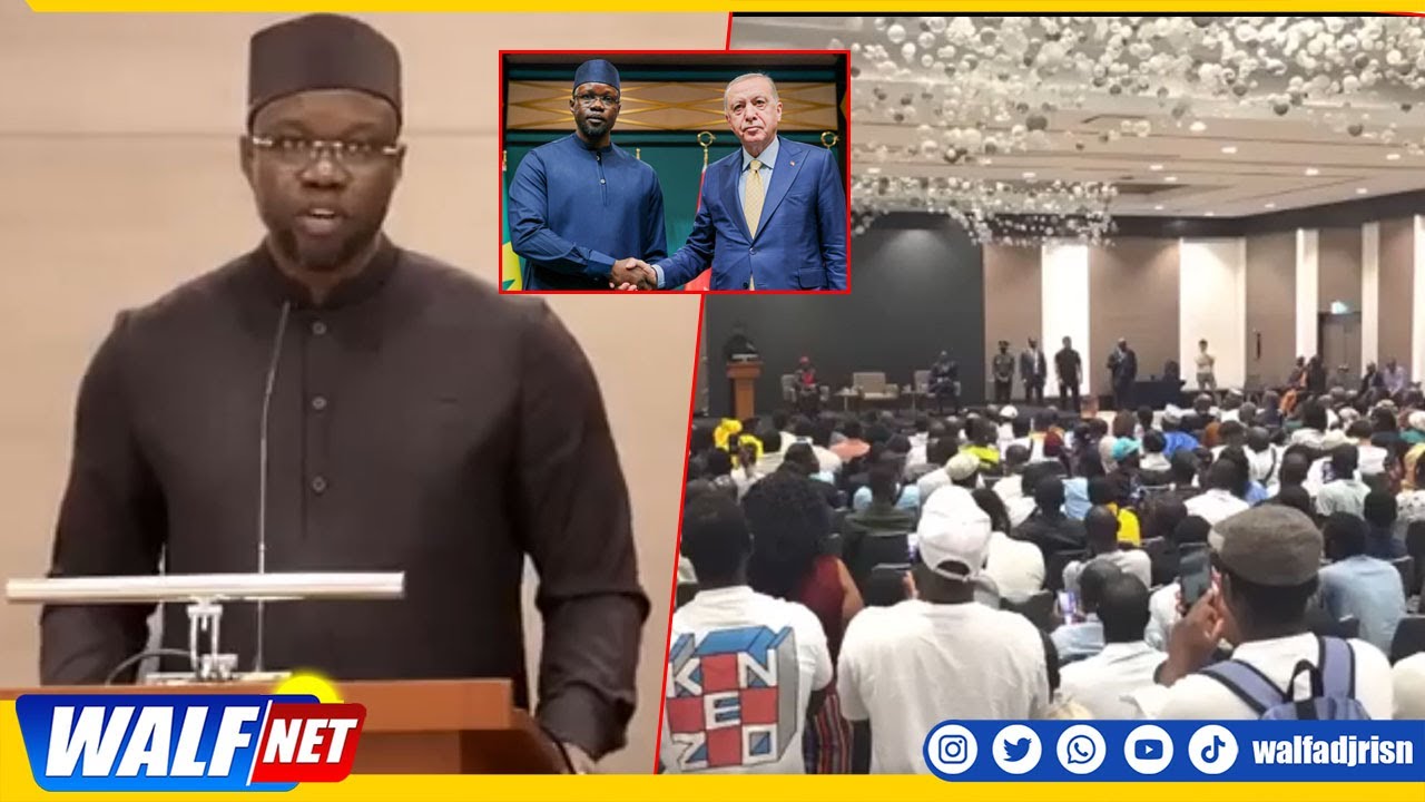 Intégralité du discours en Wolof du Premier Ministre Ousmane Sonko en Turquie