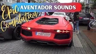 Epic Lamborghini Aventador Sounds Compilation - Exhaust, Revs, Accelerations