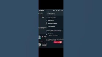 How to hide whatsapp status ✅ #trending #youtubeshorts #whatsapp