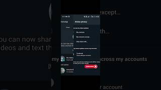 How to hide whatsapp status ✅ #trending #youtubeshorts #whatsapp screenshot 3