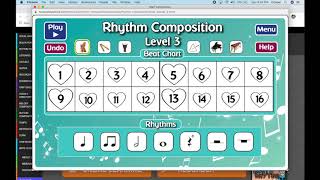 Mr. Cooper shows how to use Interactive Rhythm Composition