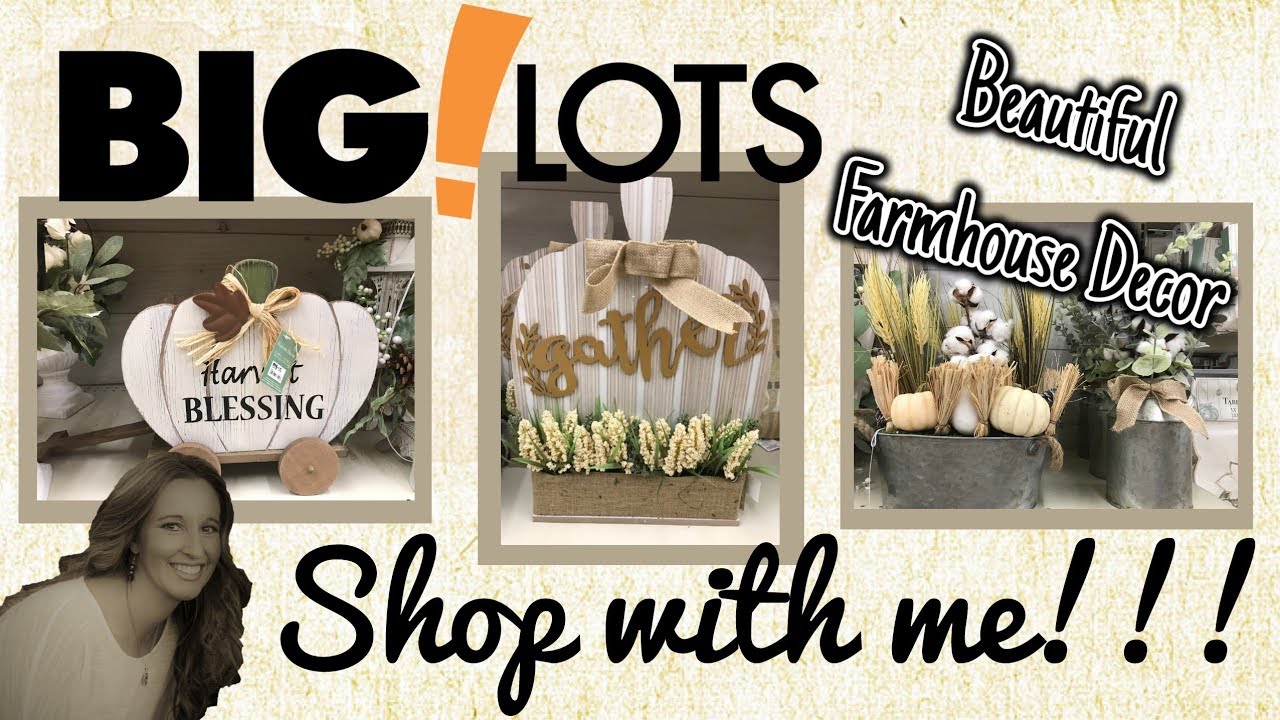 BIG ! LOTS Shop with Me BEAUTIFUL Farmhouse Decor Harvest Decor
