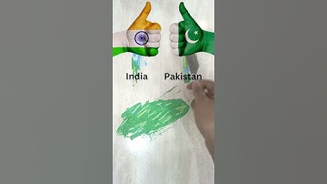 What color do mixed flags make?? #paintmixing #colormixing #satisfyingart #asmart