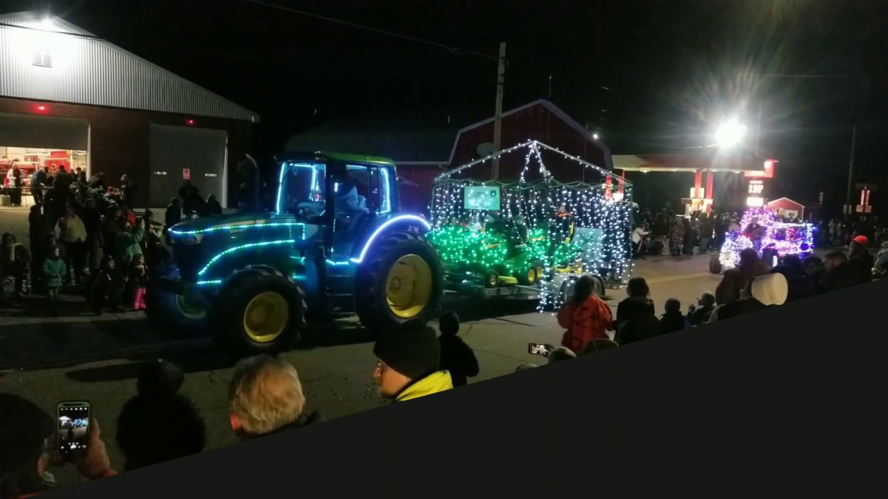 Linesville Lighted Tractor Parade YouTube