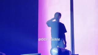 BTS in Newark Day 2 180929 RM blowing kisses and JK ending