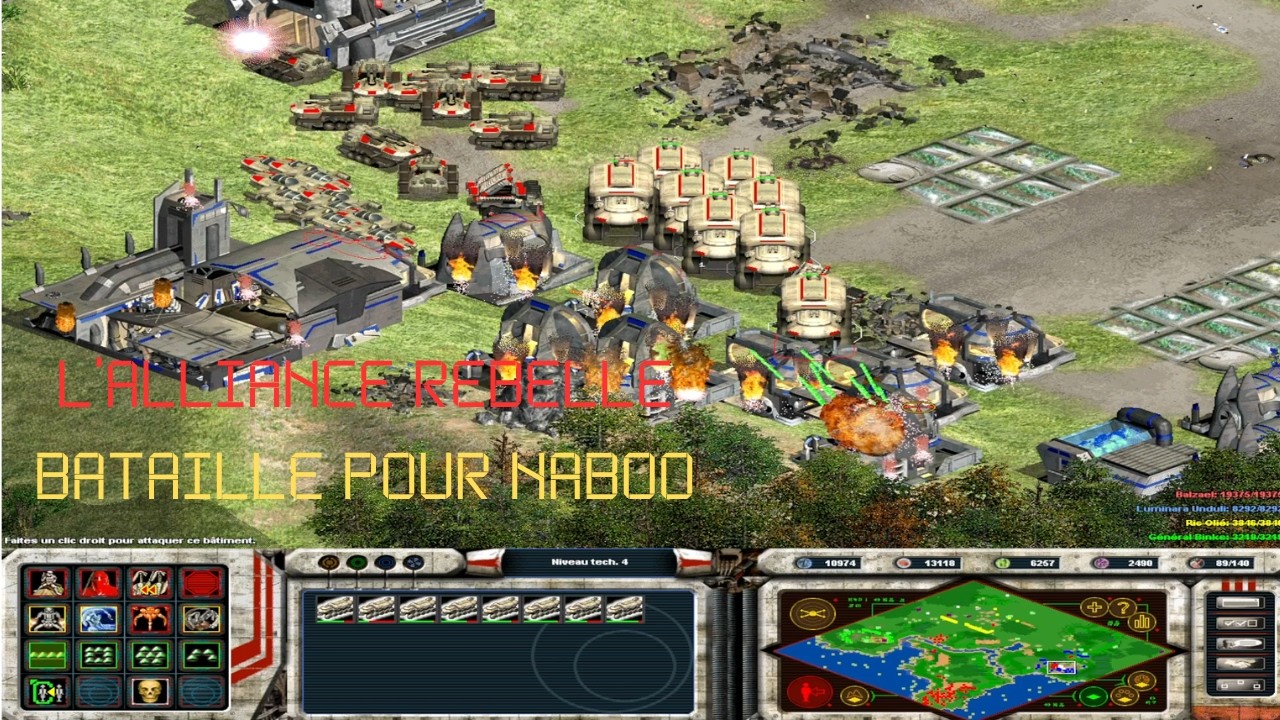 Star Wars Galactic Battleground - Alliance rebelle VS 4 IA difficile