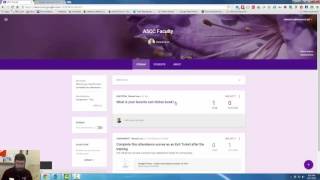 Google Classroom Training