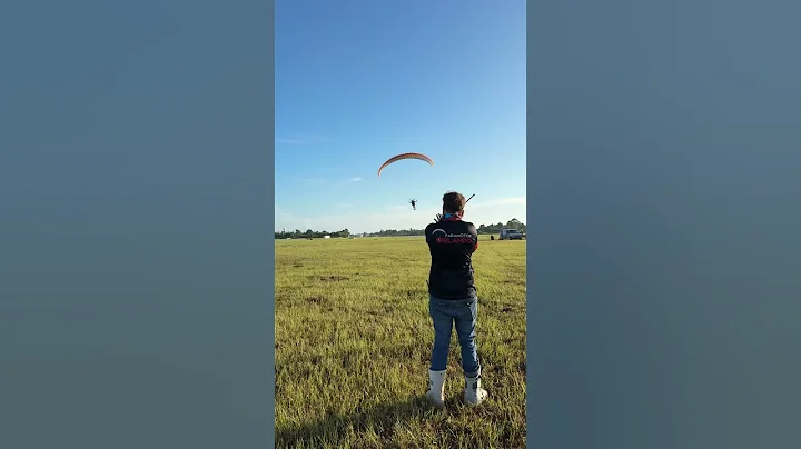 Great landing 🪂#paramotor #paramotororlando #shorts