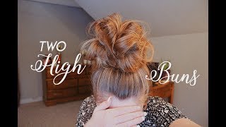 Two Easy 'High Buns' | Apostolic Hair Tutorial