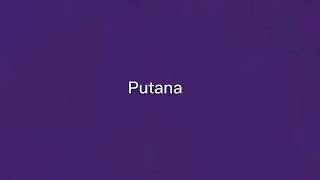 Video thumbnail of "Ninho-Putana (Paroles/Lyrics)"