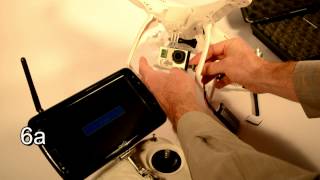 Basic FPV Kit Install (Universal, Phantom 1, and Phantom 2) 7" Screen / 500ft range / Hero 3/3+