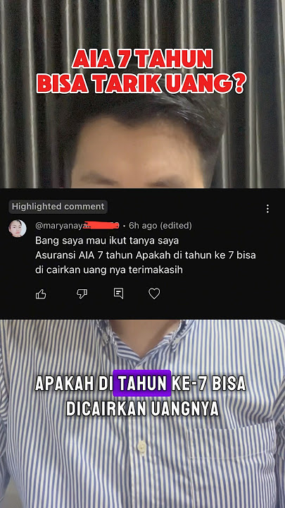 Download lagu [AIA Cair Dana] AIA 7 tahun bisa cair dana? #asuransi #aia #cairdana