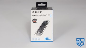 Orico Transparent NVME enclosure Unboxing