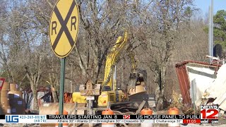 Crews Working to Clean Up Train Crash Wreckage in Collegedale