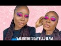 PINK+PURPLE VALENTINES DAY FULL GLAM | STEP BY STEP TUTORIAL | NEW MORPHE PRODUCTS | KADIKAMARA