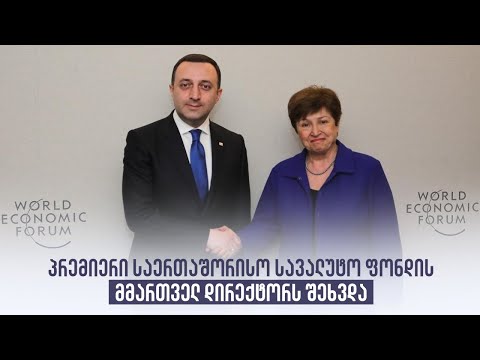 პრემიერი საერთაშორისო სავალუტო ფონდის მმართველ დირექტორს შეხვდა