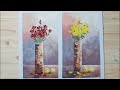 Drawing flower acrylic painting khan art