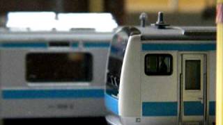 E233系京浜東北線(KATO)　発車シーンpart1