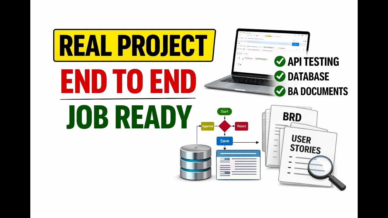 Real Business Analyst Project | API + Backend + Database + BRD, FRD ...