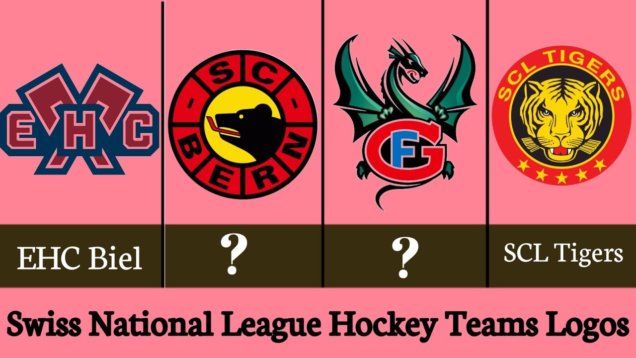 Swiss National League Hockey Teams Logos