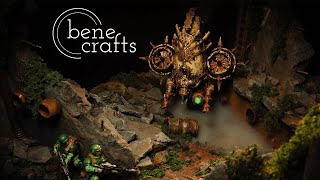 Carfting A Grimdark Warhammer 40k Diorama | Facing The Abyss