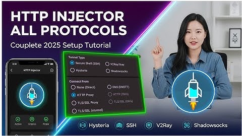 HTTP Injector Full Setup 2025 | UDP Hysteria, SSH, V2Ray & Shadowsocks Configuration
