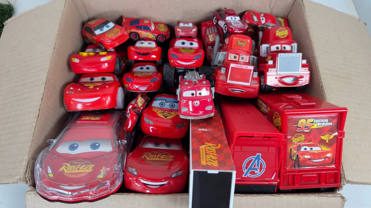 Disney Pixar Cars Unboxing Review | Full Lightning McQueen, Tow Mater, Doc Hudson, Sally, Mack