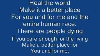 michael jackson   heal the world lyrics
