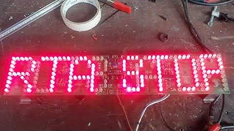 HAZARD SYSTEMS 90 Series Lightbar "RTA STOP" LED Message Display