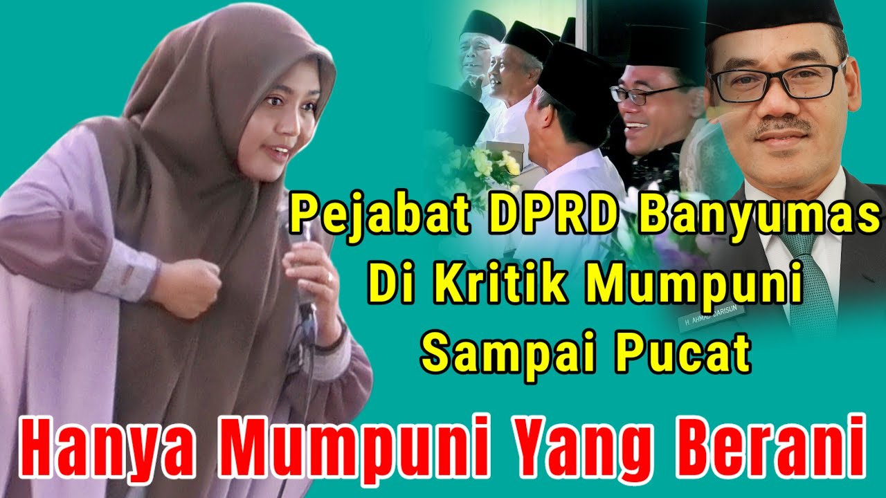 MUMPUNI KRITIK PEDAS DEPAN PEJABAT SAMPAI PUCET || HJ MUMPUNI HANDAYAYEKTI TERBARU 2025