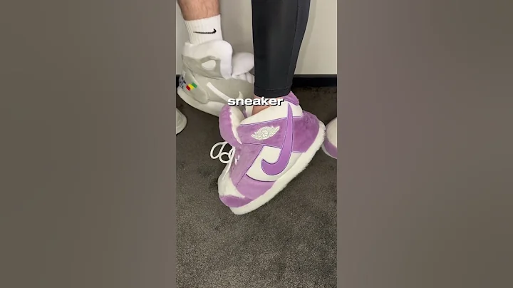 Comfy sneaker slippers! #airjordan #sneakerhead #airmax