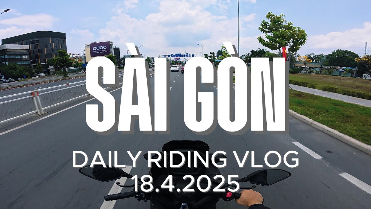 [4K 50FPS] SaiGon Ho Chi Minh City Riding Motorbike XMAX 300 - DJI Action 5 - 18.4.2025