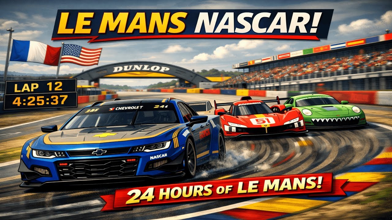 Automobilista 2 New LeMans Garage 56 Nascar | Update 1.6.9