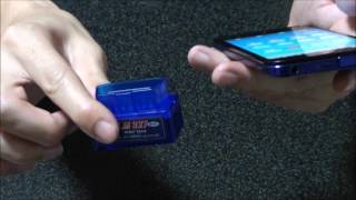 OBD ELM327 mini  bluetooth スキャンツール 設定方法 使い方も簡単