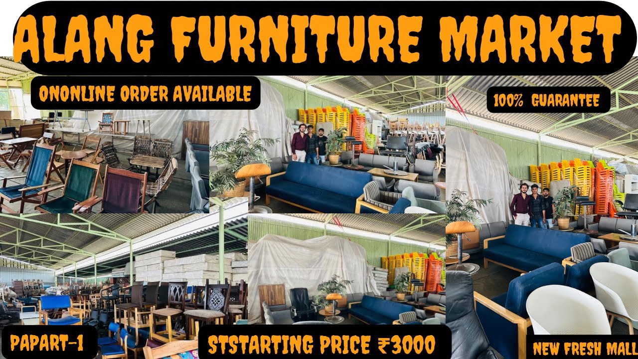 Alang Biggest Furniture Market Starting Price ₹3000 Only Sabache Bada