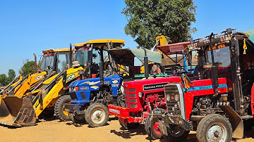 Jcb 3dx Eco Loading Tractor Stuck in Mud Mahindra 475 Eicher 380 Massey 241 in Village Pond | JCB