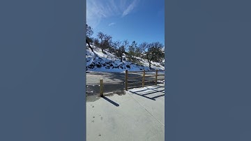 Snow and a Rail Gang at the Tehachapi Loop#shorts#railroads#snow#tehachapiloop#trackwork