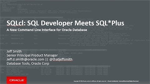 Oracle SQLcl Demonstration