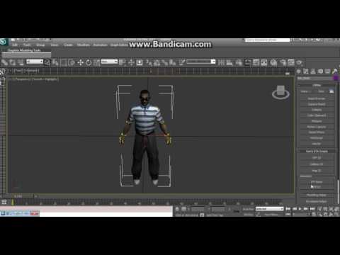 GTA Chars Animation GIF - Autodesk 3ds max 2010