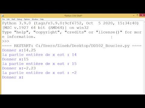 Python Exercice :  While  avec un compteur
