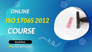 ISO/IEC 17065 Training Course