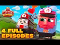 4 FULL EPISODES! 🚂 Mighty Express SEASON 3! 🚂 - Mighty Express Official